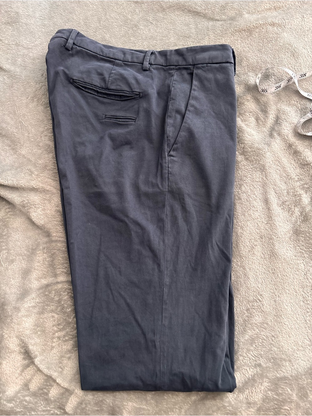 Men's Slim Dress Chinos in Charcoal
